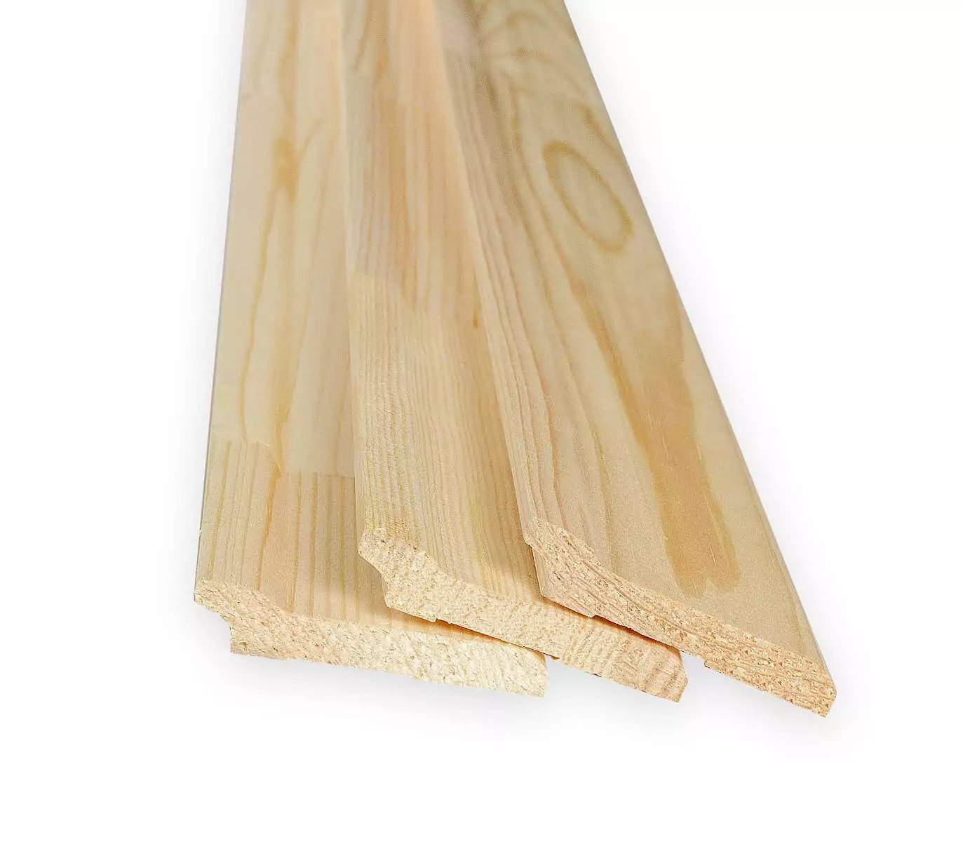 Плинтус (сапожок) срощенный лиственница AB