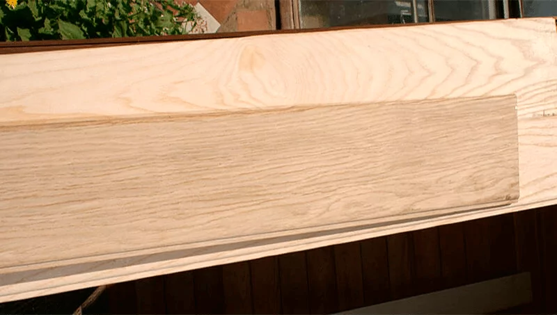 дуб-шпон1 Вагонка штиль из шпонированного ясеня 13,5мм Экстра