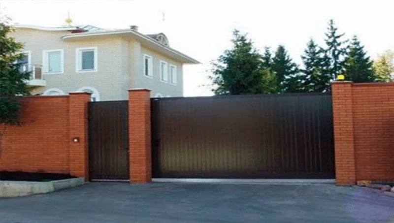 откатворота4 Ворота из профнастила