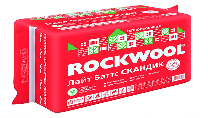 Утеплитель Roсkwool 50 мм