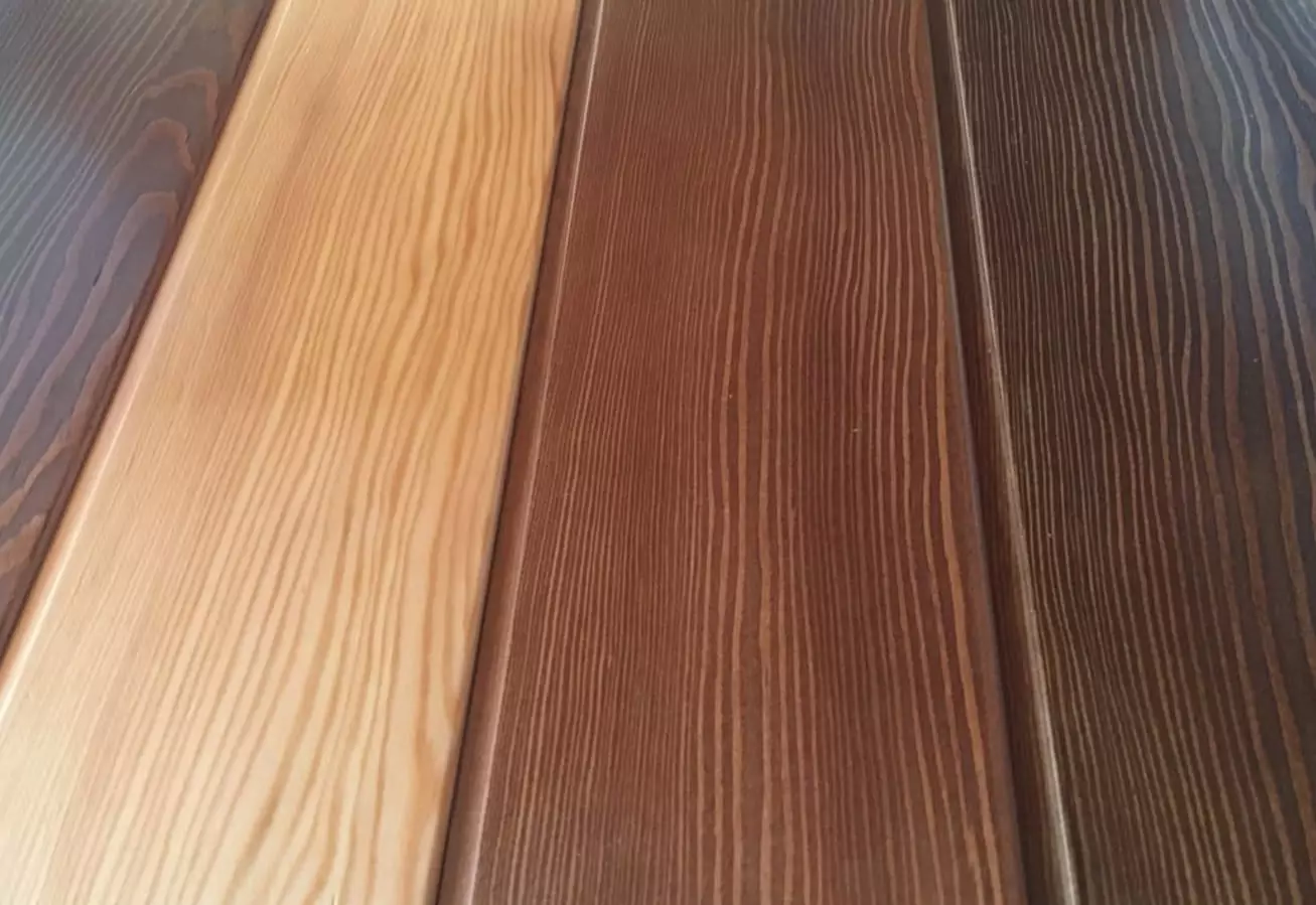 Вагонка штиль лиственница с покраской